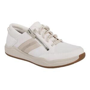 Ryka Women's Carefree-Zip Slip On Court Sneakers White Size 11